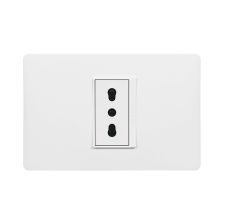 Enchufe Simple 10/16A LUZICA Blanco PU1180 BTICINO