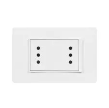 Enchufe Doble 10A LUZICA Blanco PU1213 BTICINO