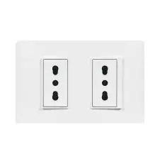 Enchufe Doble 10/16A LUZICA Blanco PU1280 BTICINO