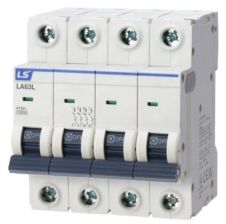 Interruptor Automático 4x16A Curva C Ruptura 15kA LS ELECTRIC