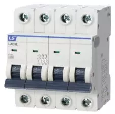 Interruptor Automático 4x50A Curva C Ruptura 15kA LS ELECTRIC