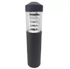 Foco Faro 100W E-27 Bollard IP54 160x995mm Negro VTEC