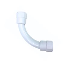 Curva Libre de Halogeno para Conduit 50mm 90° Gris IP67 REVI