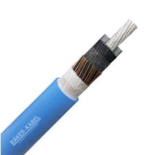 Cable de Aluminio Subterráneo Media Tensión XLPE-TR 240mm2 25kV 90°C BAKER KABEL