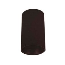 Foco Sobrepuesto Cilinder Fijo GU-10 Negro IP20 Ø85x150mm VTEC