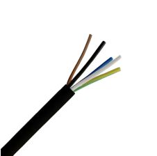 Cordon Flexible 5x1,5mm2 H05vv-F Negro 300/500v REVI