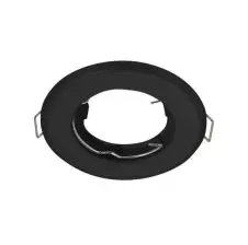 Foco Embutido Fijo GU-10 Negro Ø83mm IP20 (Base GU-10 no incluida)