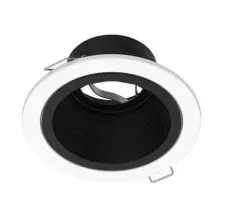 Foco Embutido Anti-Deslumbrante Retraido GU-10 Ø109mm IP20 Blanco (Base GU-10 no incluida)