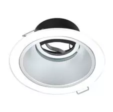 Foco Embutido Anti-Deslumbrante Retraido GU-10 Ø109mm IP20 Aluminio (Base GU-10 no incluida)