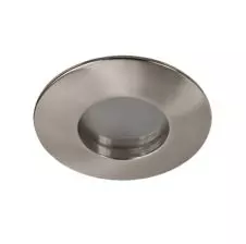 Foco Embutido Hermético Fijo GU-10 IP65 Níquel 84Ømm (Base GU-10 no incluida)