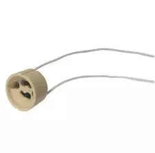 Portalámparas Conector Base GU-10 220VAC con Cable