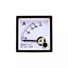 Amperímetro Analógico 72x72mm 0-200-400A /5A METERTEK