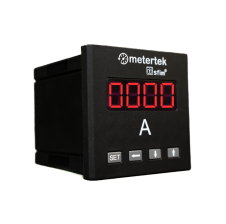Amperímetro Digital AC Monofásico 72x72mm /5A METERTEK