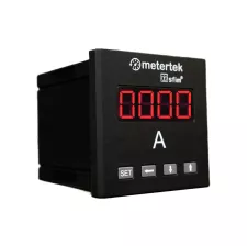 Amperímetro Analógico Lectura Directa 72x72mm 0-60-120A METERTEK