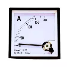 Amperímetro Analógico 96x96mm 0-150-300A /5A METERTEK