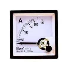 Amperímetro Analógico 96x96mm 0-200-400A /5A METERTEK