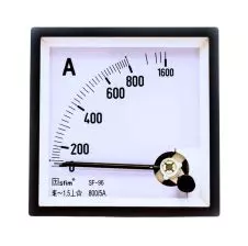Amperímetro Analógico 96x96mm 0-800-1600A /5A METERTEK