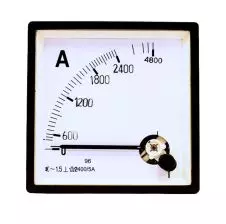 Amperímetro Analógico 96x96mm 0-2400-4800A /5A METERTEK