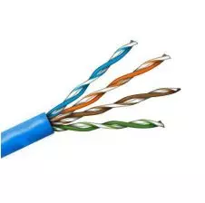 Cable UTP Azul 4 Pares Cat-6 100% Cobre Libre de Halógeno (R/305 Mts)  NET TRONIC
