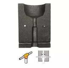 Molde De Grafito Estructural Pasante 50mm (1 Awg) FLETCHER