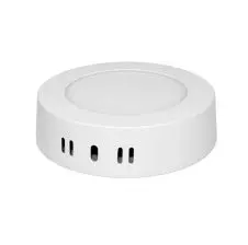 Plafón Sobrepuesto LED Circular 6W 220V 3000K 380 Lumenes Blanco VTEC