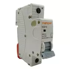 Interruptor Automático 1x32A Corriente Continua Curva C 10kA 250VDC KCD10 HAMPER