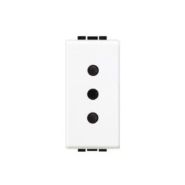 IXTRIMA Conector Toma TV Terminal Macho Color Blanco Compatible Con Bticino Living Light/International, 2 Unidades