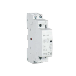 Contacteur 25A 1NA/1NC 110V 50/60Hz — Pour Circuits De Commande CA/CC, Montage Rapide, Bornes à Ressort Ou Vis