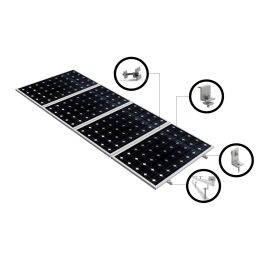 Kit Montaje Solar 3 Paneles Solares Coplanar
