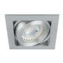 Foco Embutido Cuadrado Basculante GU-10 IP20 Aluminio 86x86mm  VTEC
