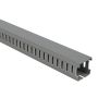 Canaleta Ranurada 25x40mm 2mts Gris