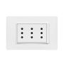Enchufe Triple 10A LUZICA Blanco PU1313 BTICINO