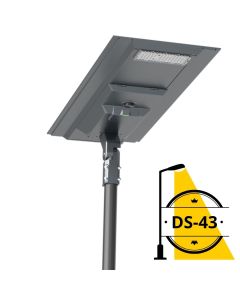 Luminaria LED de Alumbrado Publico Solar 120W 3000K DS-43 PEGASUS 747 VTEC