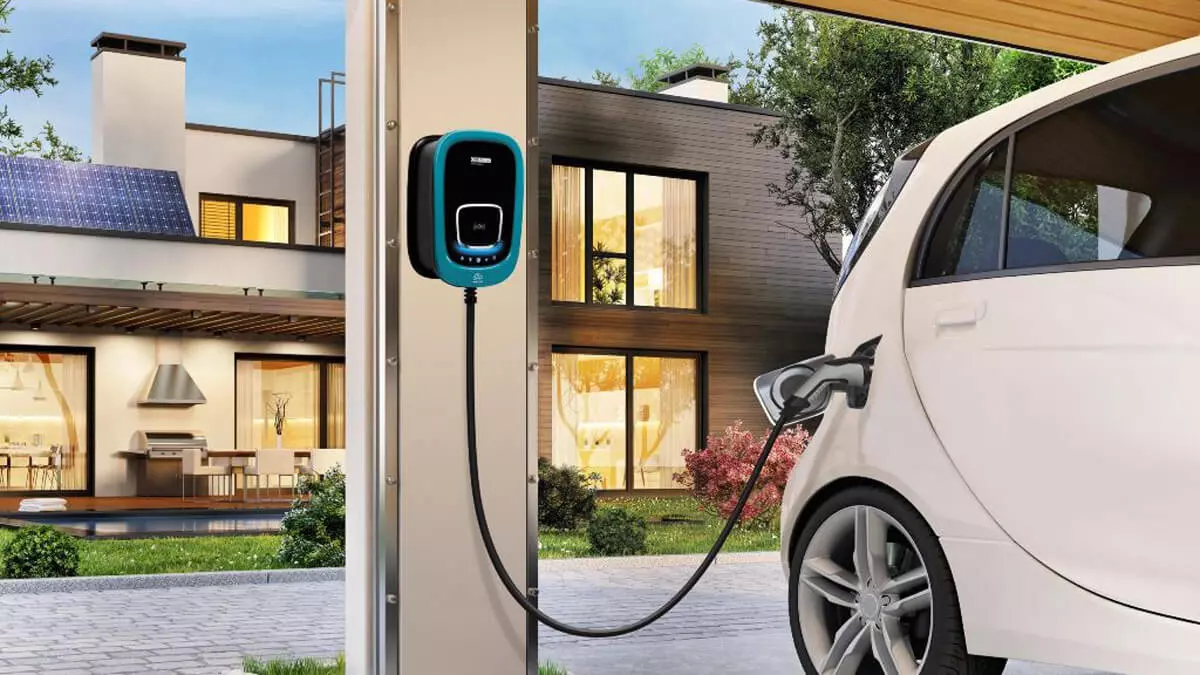 Cargador Orbis para vehículos eléctricos distribuido por Vitel Energía en Chile