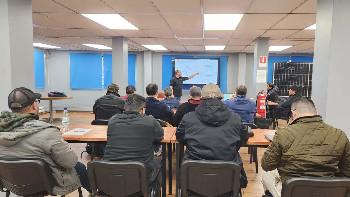 Jornada de capacitación sobre el inversor híbrido Solis 75-125 kW en Vitel Energía