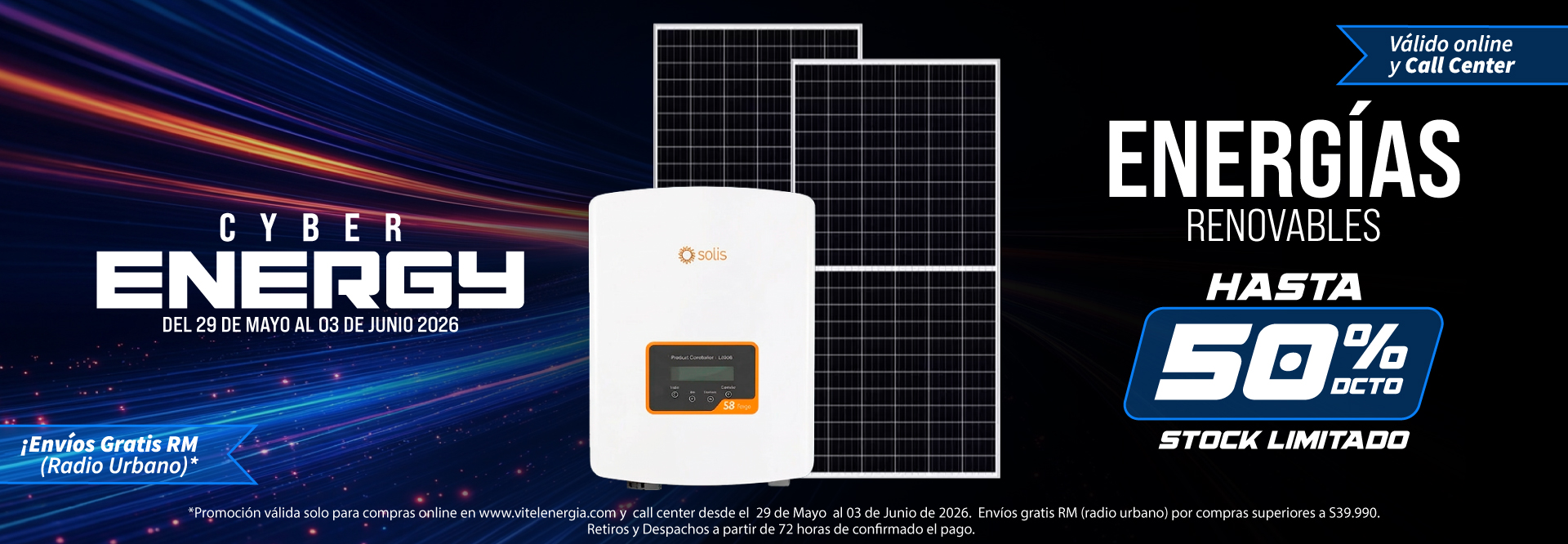 Energías Renovables en Cyber Vitel