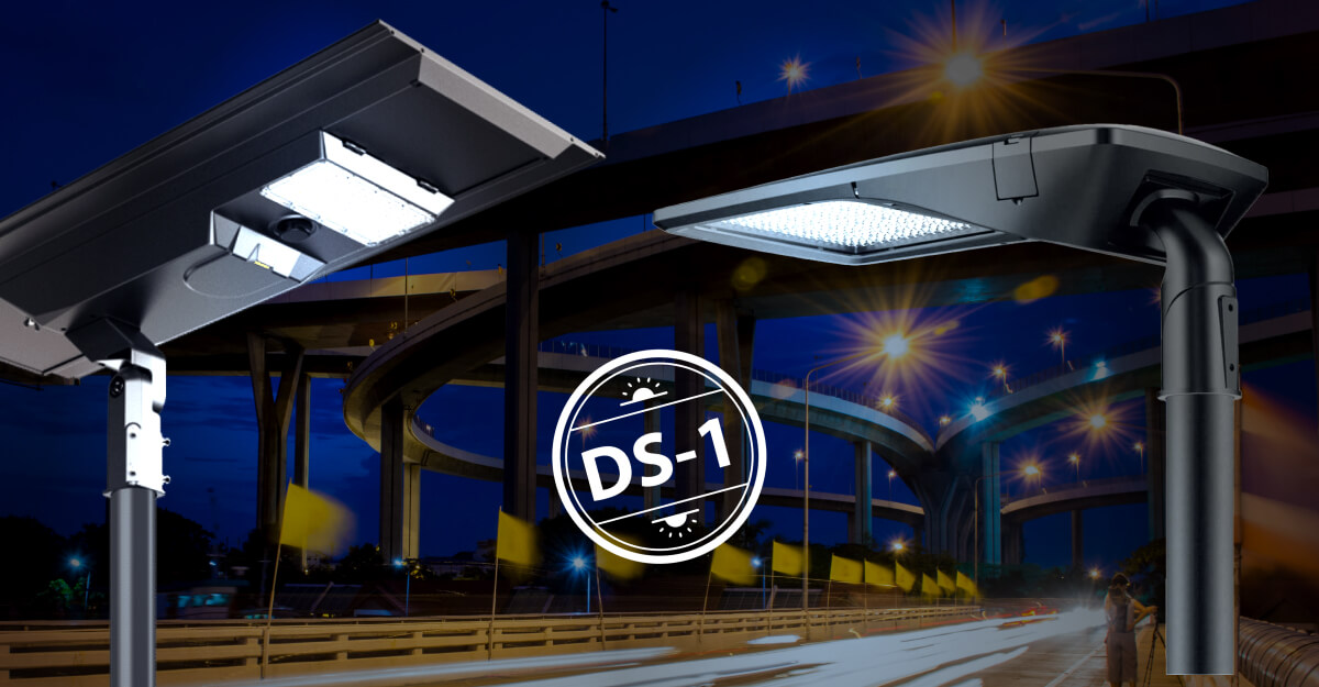 Luminaria de alumbrado público cumpliendo el Decreto Supremo 01 sobre contaminación lumínica en Chile