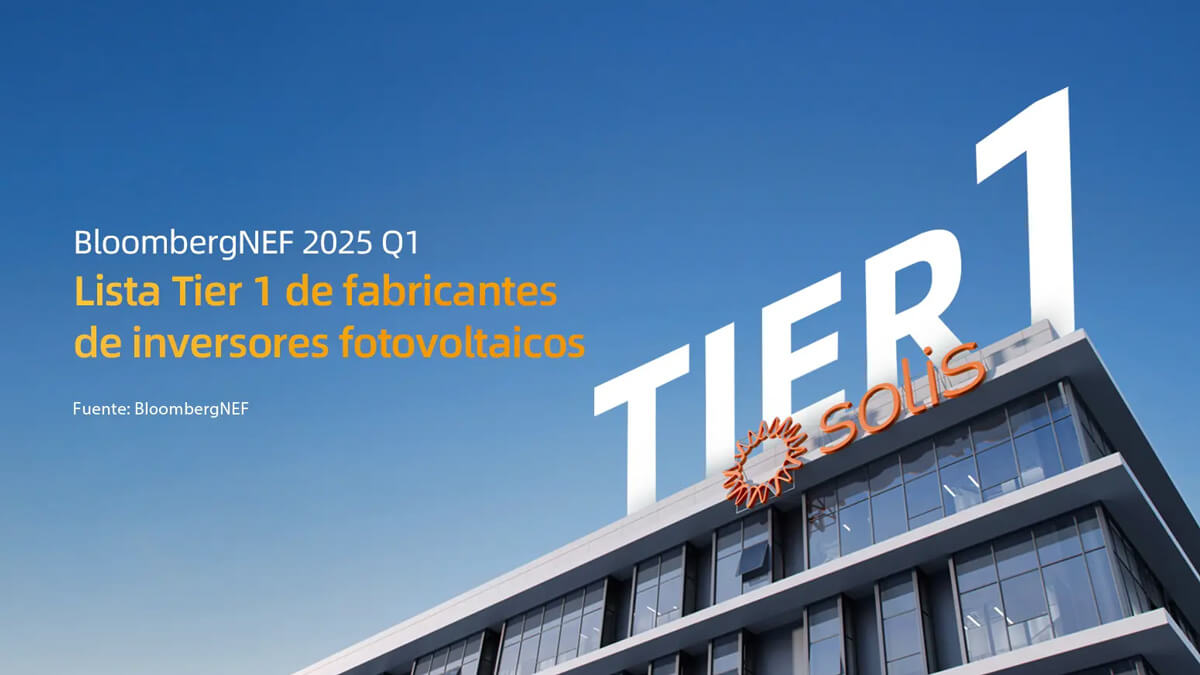 Reconocimiento de Solis con el prestigioso Tier 1 de BloombergNEF Reconocimiento de Solis con el prestigioso Tier 1 de BloombergNEF