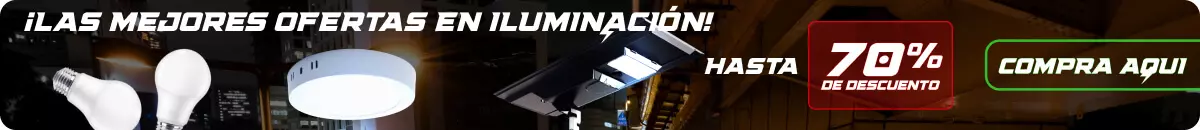 ¡Las mejores ofertas en iluminación, hasta un 70% de descuento!